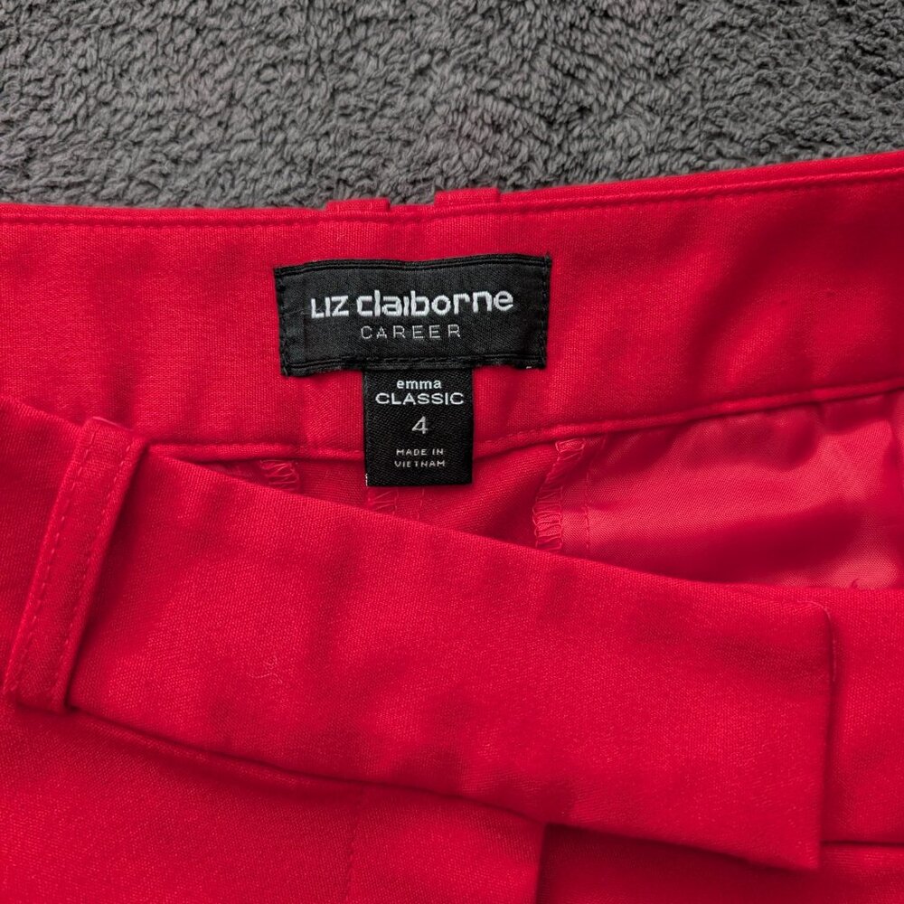 Liz Claiborne Emma Classic Pants, Size 4 - Picture 2 of 5